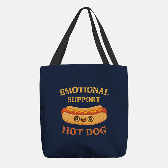 Emotional Support Hot Dog-None-Basic Tote-Bag-kg07