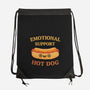 Emotional Support Hot Dog-None-Drawstring-Bag-kg07