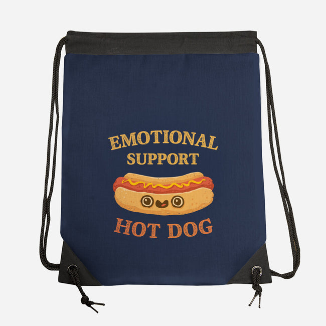 Emotional Support Hot Dog-None-Drawstring-Bag-kg07