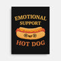Emotional Support Hot Dog-None-Stretched-Canvas-kg07