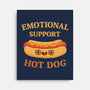 Emotional Support Hot Dog-None-Stretched-Canvas-kg07