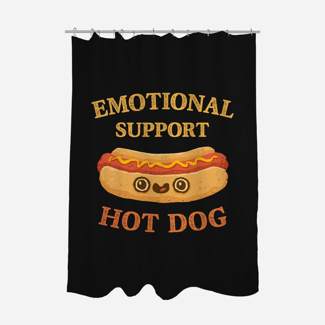 Emotional Support Hot Dog-None-Polyester-Shower Curtain-kg07