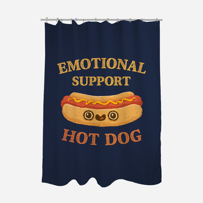 Emotional Support Hot Dog-None-Polyester-Shower Curtain-kg07