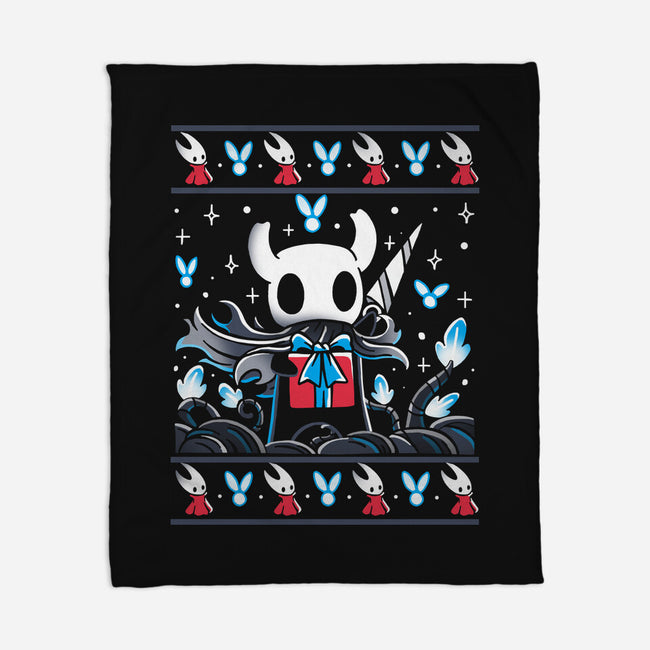 Knight Of Christmas-None-Fleece-Blanket-Vallina84