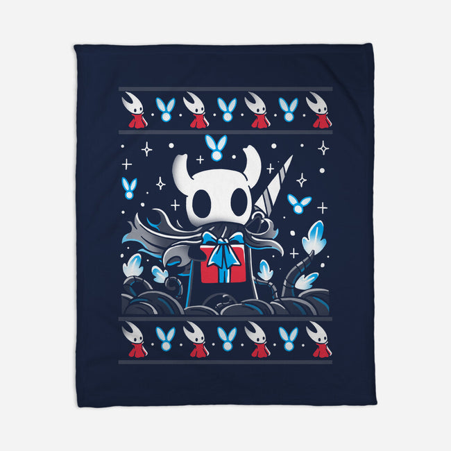Knight Of Christmas-None-Fleece-Blanket-Vallina84
