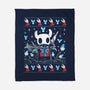 Knight Of Christmas-None-Fleece-Blanket-Vallina84