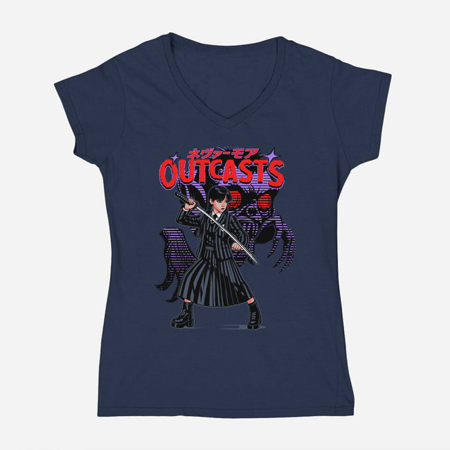 Outcasts-Womens-V-Neck-Tee-heydale