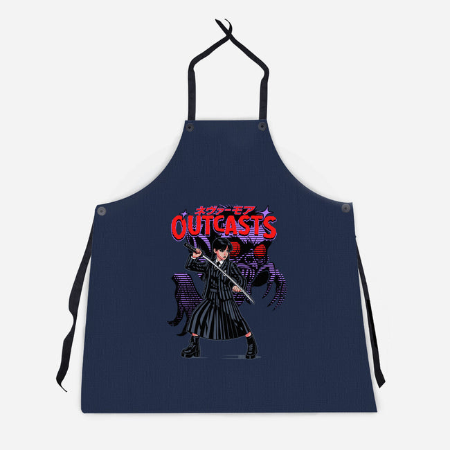 Outcasts-Unisex-Kitchen-Apron-heydale