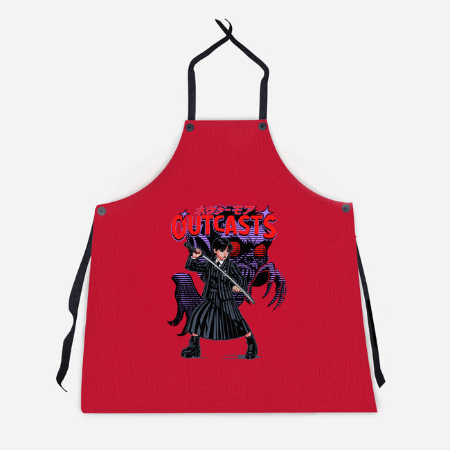 Outcasts-Unisex-Kitchen-Apron-heydale