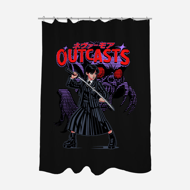 Outcasts-None-Polyester-Shower Curtain-heydale