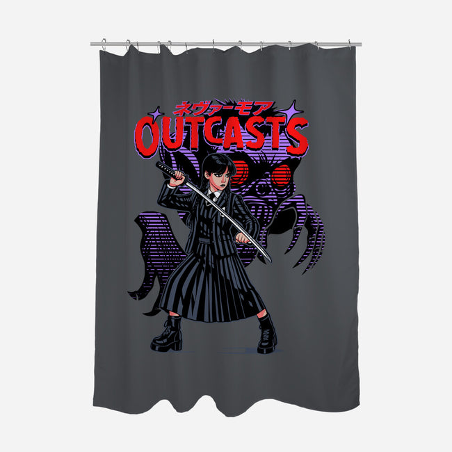 Outcasts-None-Polyester-Shower Curtain-heydale