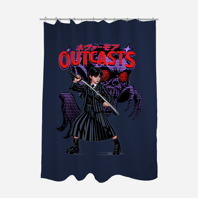 Outcasts-None-Polyester-Shower Curtain-heydale