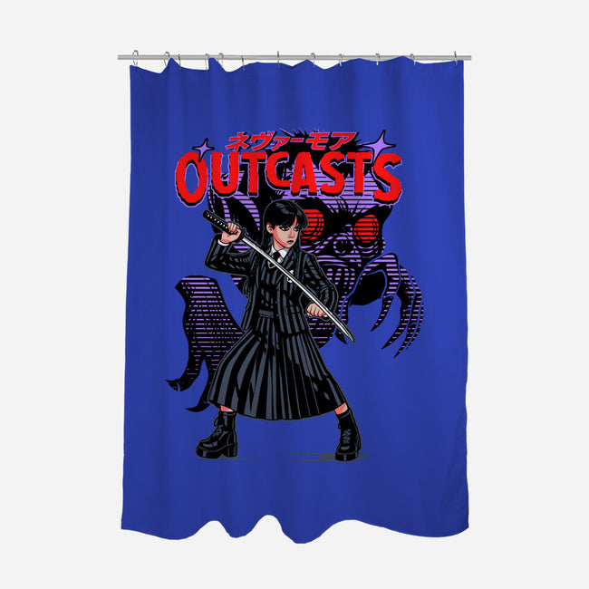 Outcasts-None-Polyester-Shower Curtain-heydale