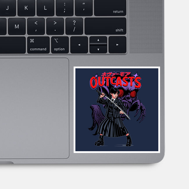 Outcasts-None-Glossy-Sticker-heydale