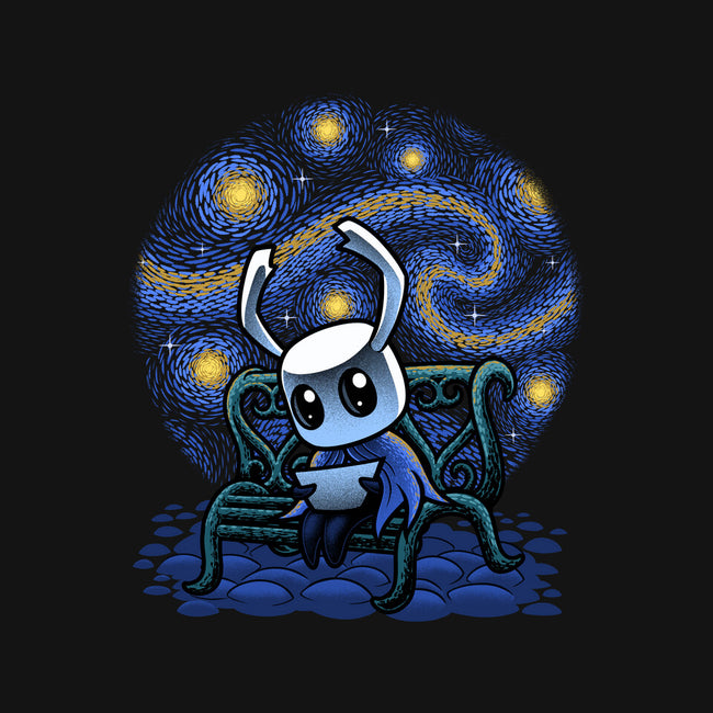 The Starry Night-Womens-V-Neck-Tee-Astrobot Invention