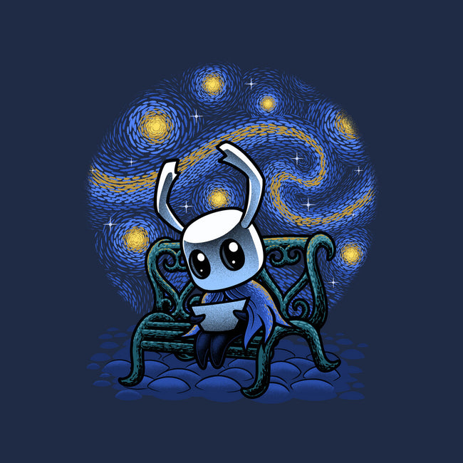 The Starry Night-Womens-V-Neck-Tee-Astrobot Invention