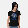 The Starry Night-Womens-Basic-Tee-Astrobot Invention