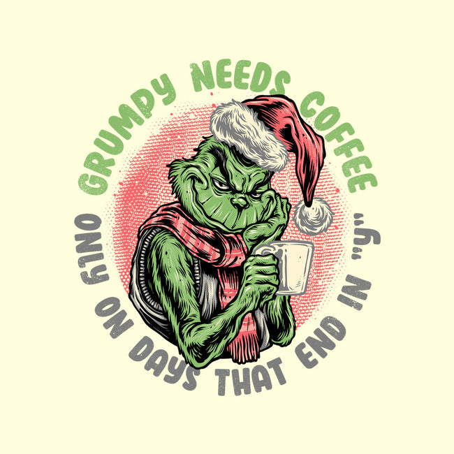 Grumpy Needs Coffee-None-Basic Tote-Bag-glitchygorilla