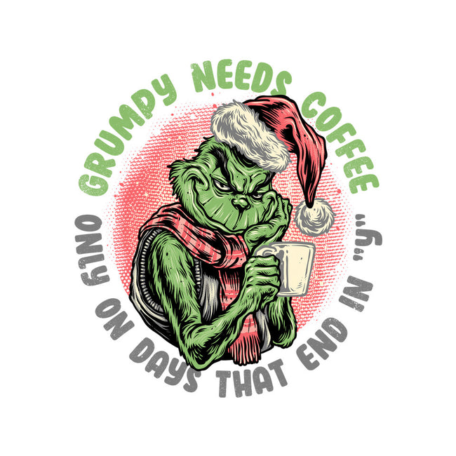 Grumpy Needs Coffee-None-Fleece-Blanket-glitchygorilla