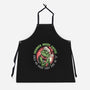 Grumpy Needs Coffee-Unisex-Kitchen-Apron-glitchygorilla