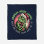 Grumpy Needs Coffee-None-Fleece-Blanket-glitchygorilla