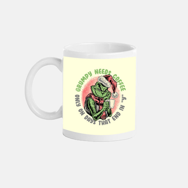 Grumpy Needs Coffee-None-Mug-Drinkware-glitchygorilla