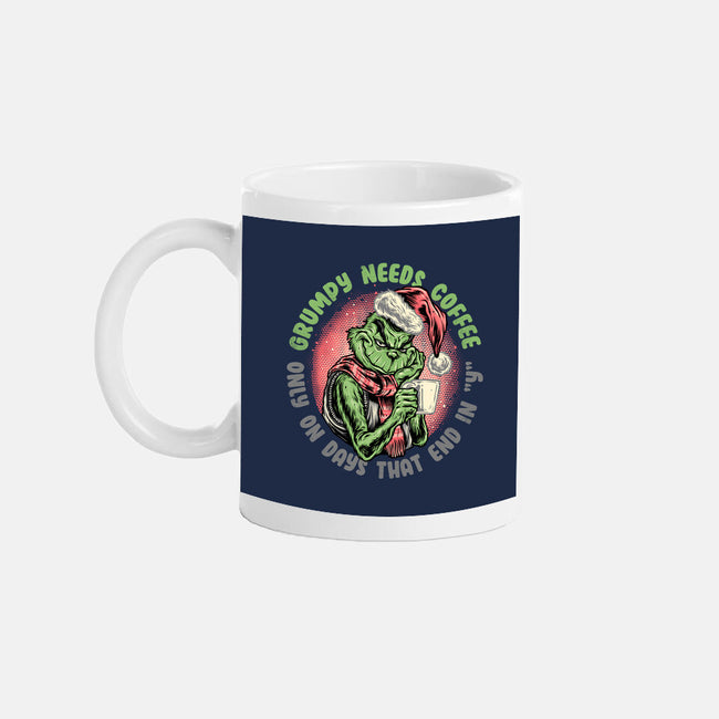 Grumpy Needs Coffee-None-Mug-Drinkware-glitchygorilla