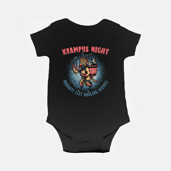 Krampus Night-Baby-Basic-Onesie-glitchygorilla