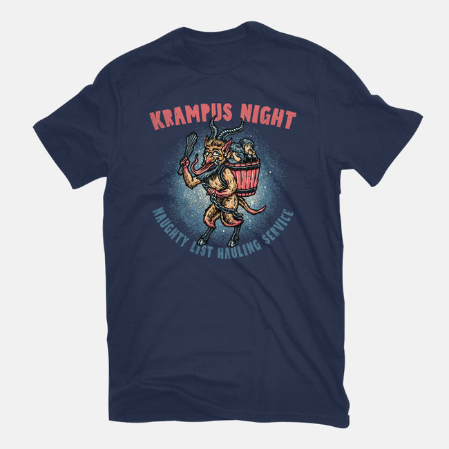 Krampus Night-Unisex-Basic-Tee-glitchygorilla