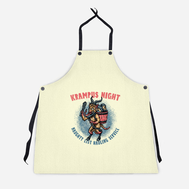 Krampus Night-Unisex-Kitchen-Apron-glitchygorilla