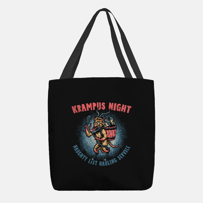 Krampus Night-None-Basic Tote-Bag-glitchygorilla