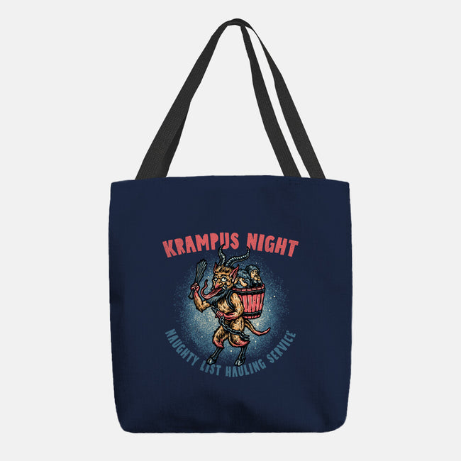Krampus Night-None-Basic Tote-Bag-glitchygorilla