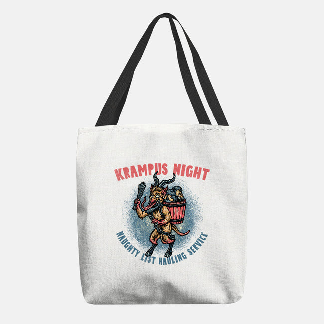 Krampus Night-None-Basic Tote-Bag-glitchygorilla