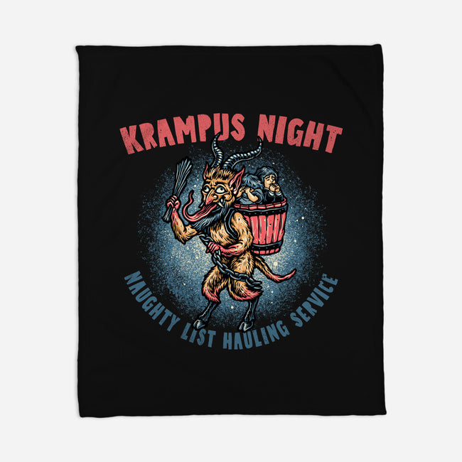 Krampus Night-None-Fleece-Blanket-glitchygorilla
