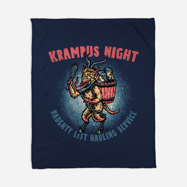 Krampus Night-None-Fleece-Blanket-glitchygorilla