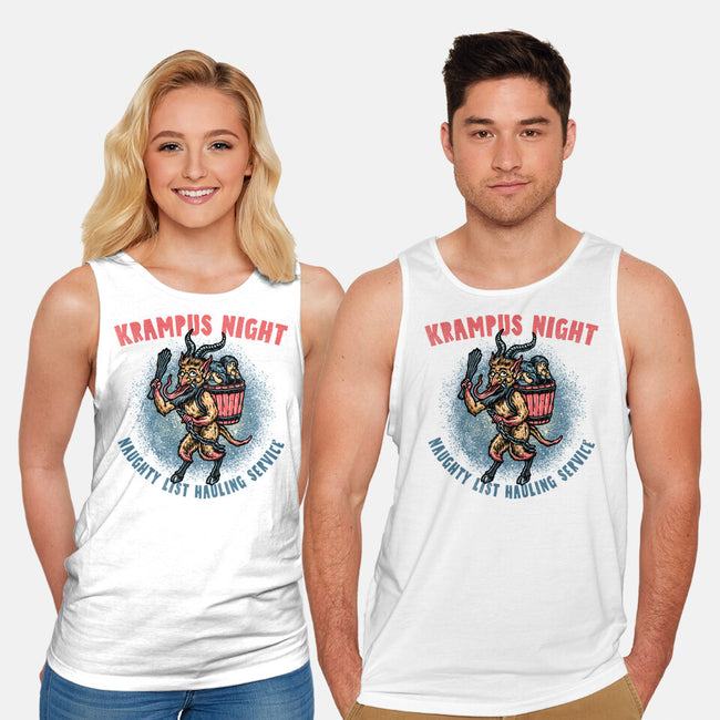 Krampus Night-Unisex-Basic-Tank-glitchygorilla