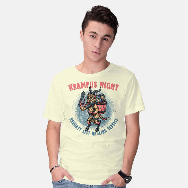 Krampus Night-Mens-Basic-Tee-glitchygorilla