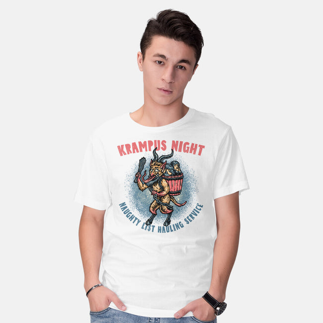 Krampus Night-Mens-Basic-Tee-glitchygorilla