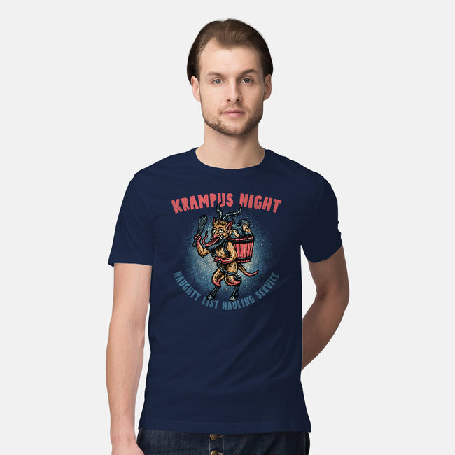 Krampus Night-Mens-Premium-Tee-glitchygorilla