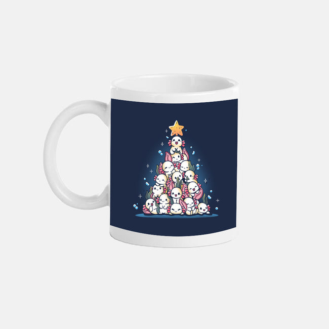 Christmas Axolotl-None-Mug-Drinkware-Vallina84