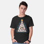 Christmas Axolotl-Mens-Basic-Tee-Vallina84