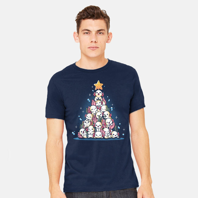 Christmas Axolotl-Mens-Heavyweight-Tee-Vallina84