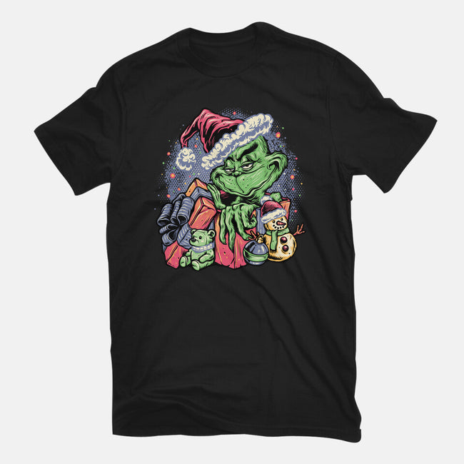 A Grumpy Present-Mens-Heavyweight-Tee-glitchygorilla