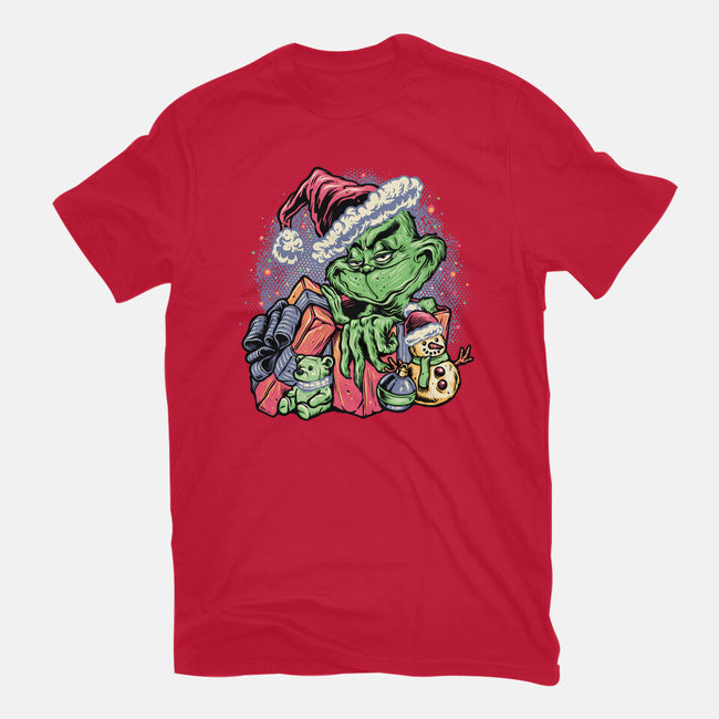 A Grumpy Present-Mens-Heavyweight-Tee-glitchygorilla