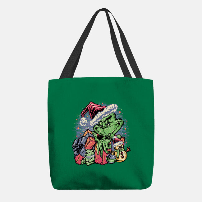 A Grumpy Present-None-Basic Tote-Bag-glitchygorilla