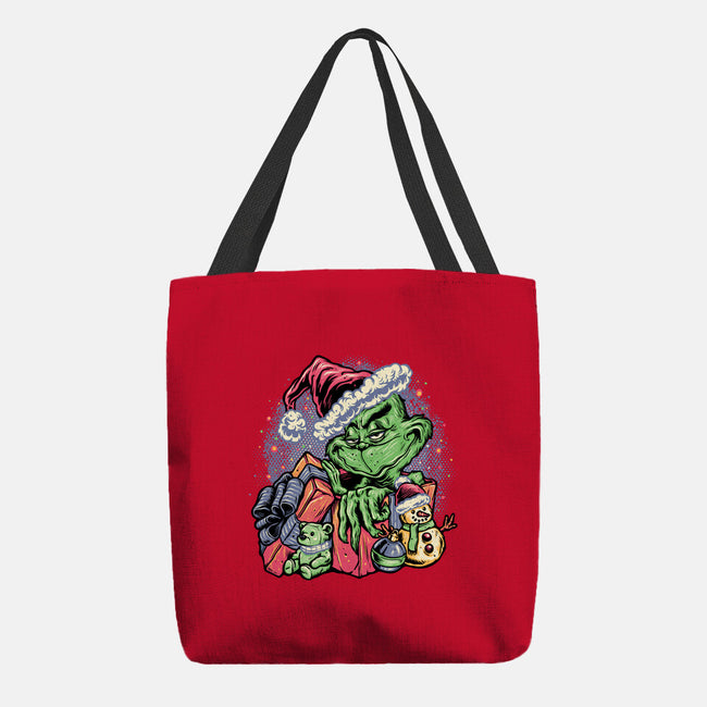 A Grumpy Present-None-Basic Tote-Bag-glitchygorilla