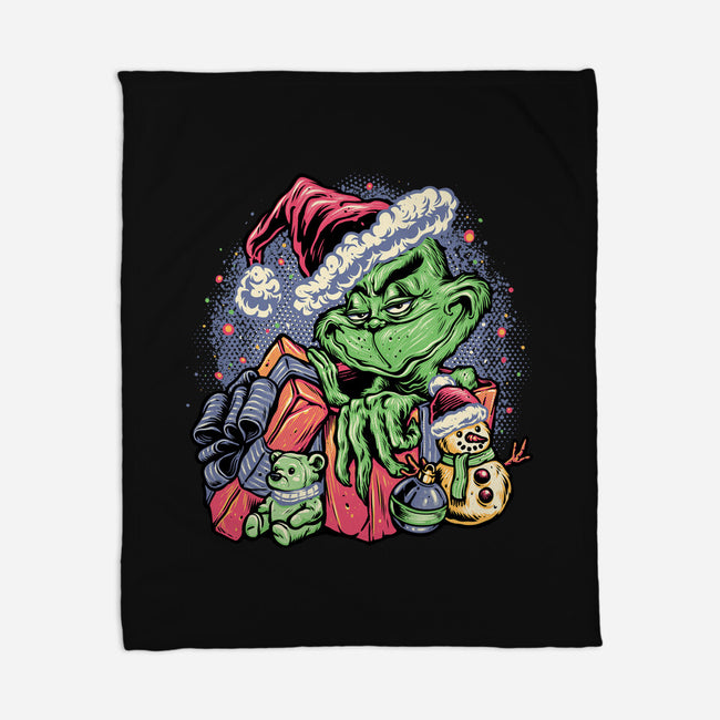 A Grumpy Present-None-Fleece-Blanket-glitchygorilla