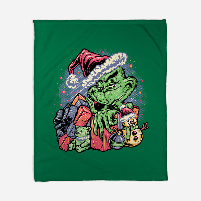 A Grumpy Present-None-Fleece-Blanket-glitchygorilla