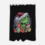 A Grumpy Present-None-Polyester-Shower Curtain-glitchygorilla