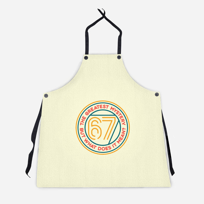 Six Seven Mystery-Unisex-Kitchen-Apron-glitchygorilla
